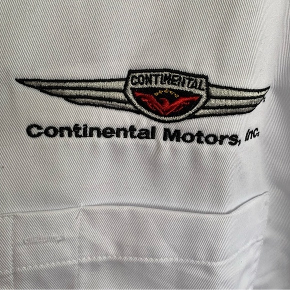 🆕 Continental Motors Blue Generations Embroidered Logo Men’s Long Sleeve Shirt - Picture 2 of 8
